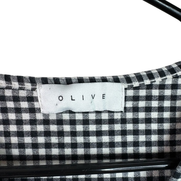 Olive Clothing Faye Ribbon Dress Cotton Gingham Ties UK - Picture 6 of 13